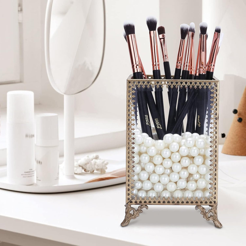 Eye Makeup Brushes 12pcs Rose Gold Eyeshadow Makeup Brushes Set with Soft Synthetic Hairs & Real Wood Handle for