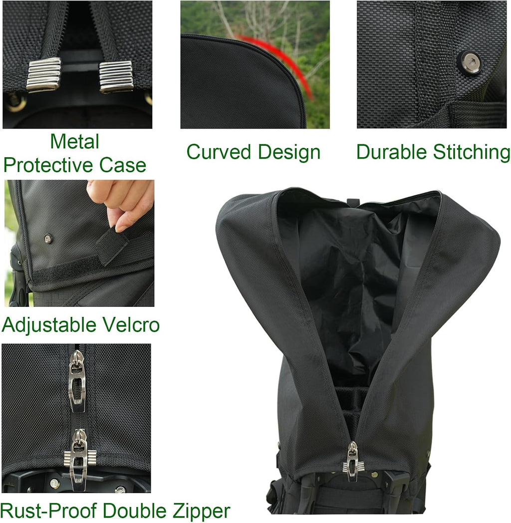 Golf Bag Cover Rain Hood Waterproof, Rain Cape for Golf Bags fit Almost All Tour Bags Golf Bags or Carry Cart for