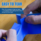 3'' Wide Blue Duct Tape Heavy Duty 3 Inches x 55 Yard, 1 Roll