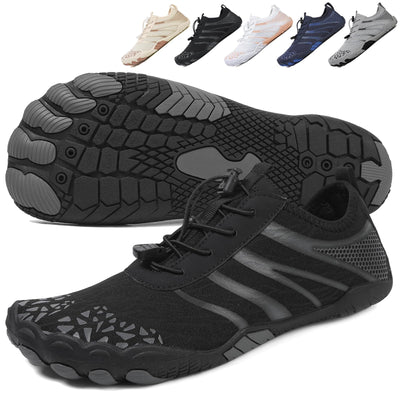 Barefoot Shoes Women Quick-Dry Hiking Footwear with Wide Toe Box, Non-Slip Barefoot Shoes Unisex Rubber Sole & Mesh