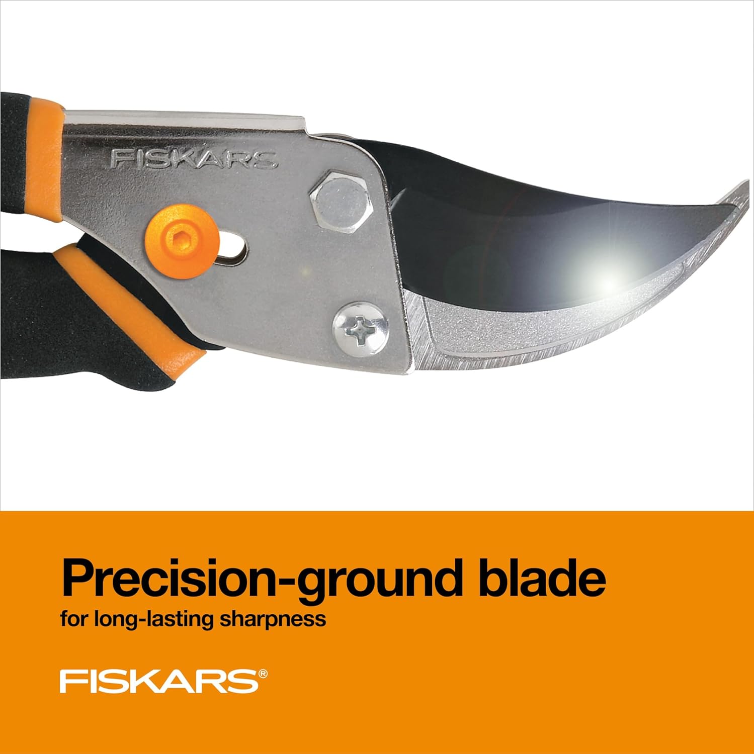 Bypass Pruning Shears, 5/8" Cut Capacity Gardening Scissors, Self-Cleaning Sap Groove Prevents Sticking, Non-Slip