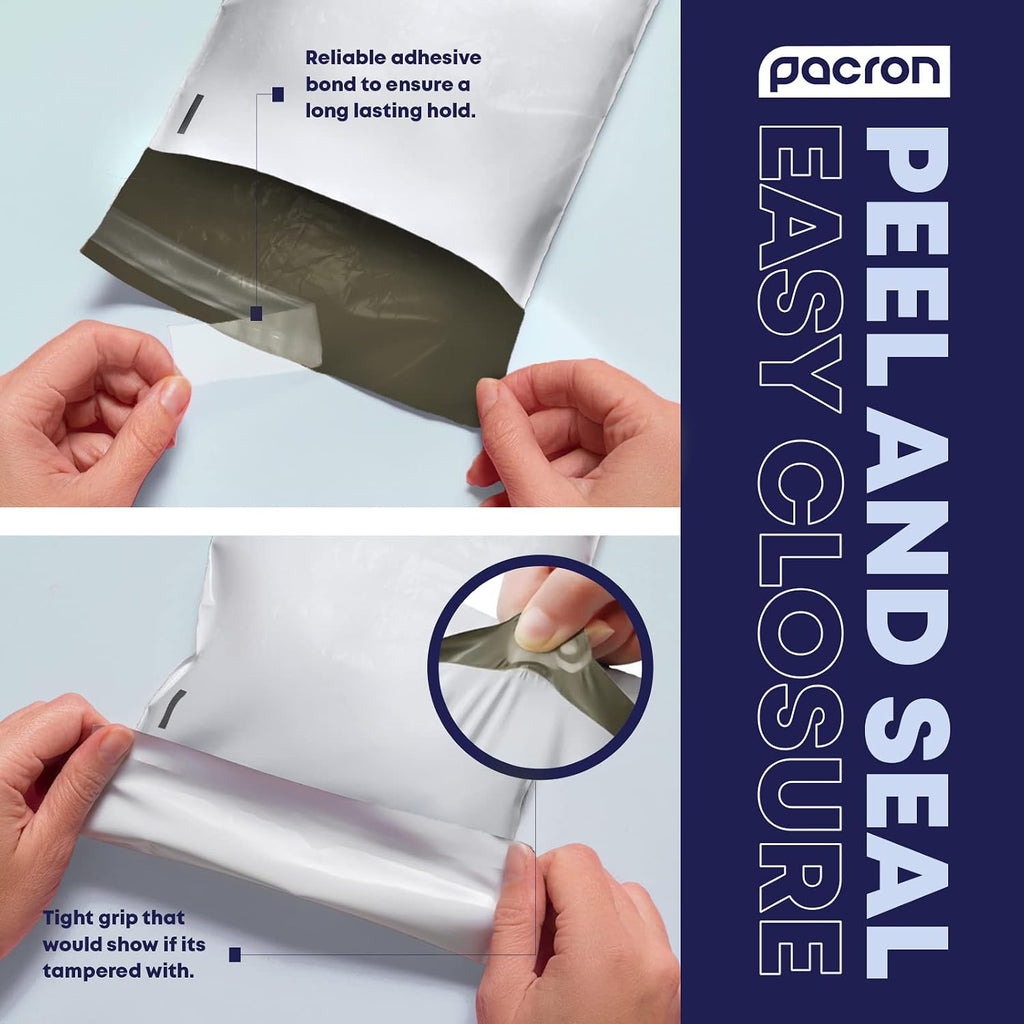 Poly Mailers 7.5x10.5, 200-Pack Waterproof Self-Seal Tear-Resistant