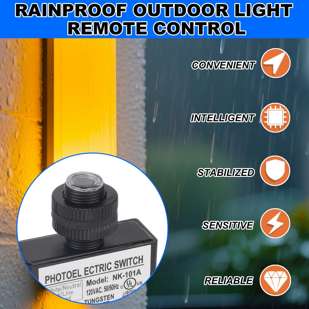 2pcs 105V-130V AC Photocell Light Sensor