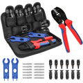BougeRV Solar Crimper Tool Kit - Crimper, 6 Pairs Connectors, 2 Spanners