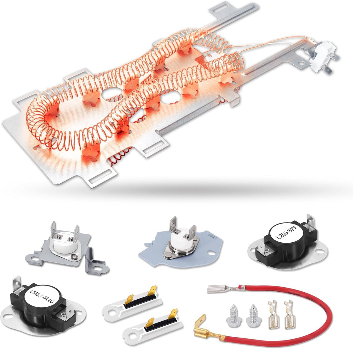 WED8740DW1 WED9400SW0 Dryer Heating Element Fit for Whirl-pool WED70HEBW0