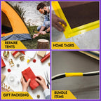 Heavy Duty Yellow Duct Tape 2 Inches x 165 Feet, 1 Roll