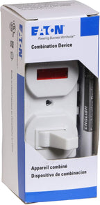 Eaton 277W 15-Amp 120-volt Combination Single Pole Toggle Switch and Pilot Light with Back and Side Wiring, White