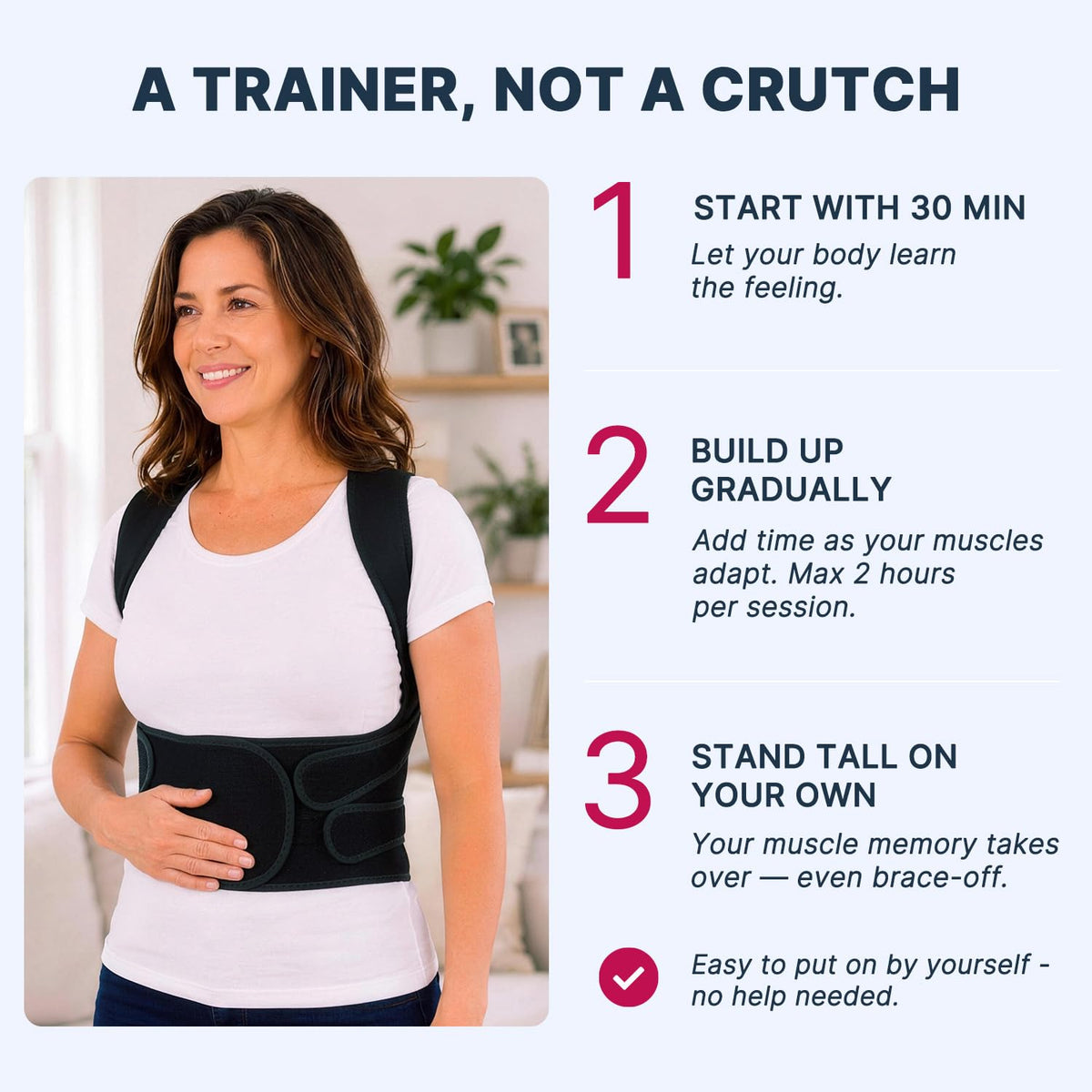 Posture Corrector for Women & Men, Back Shoulder Support Brace