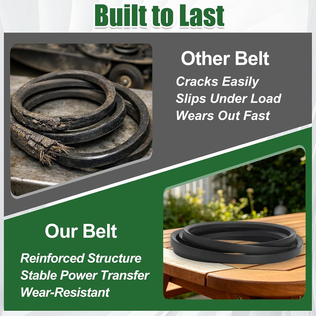 42 Inch Mower Deck Belt Replacement 429636 197253 592855001, 1/2" x 101" | Compatible with Craftsman Husqvarna Poulan