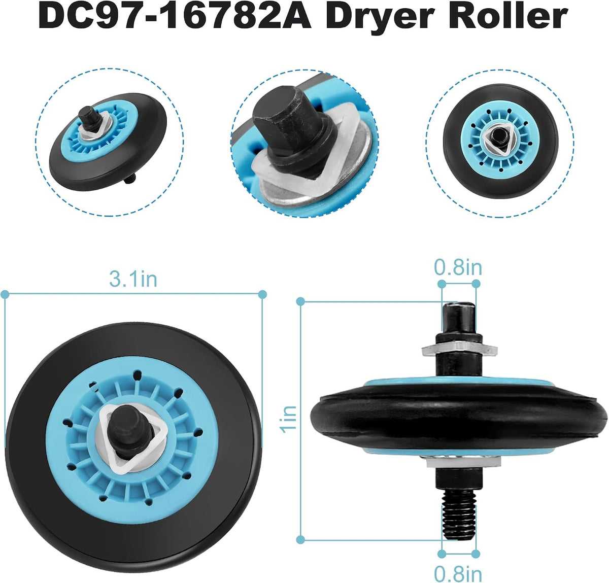 DV42H5000EW/A3 DV48J7700EW/A2 DV419AEW/XAA Dryer Repair Kit for Samsung