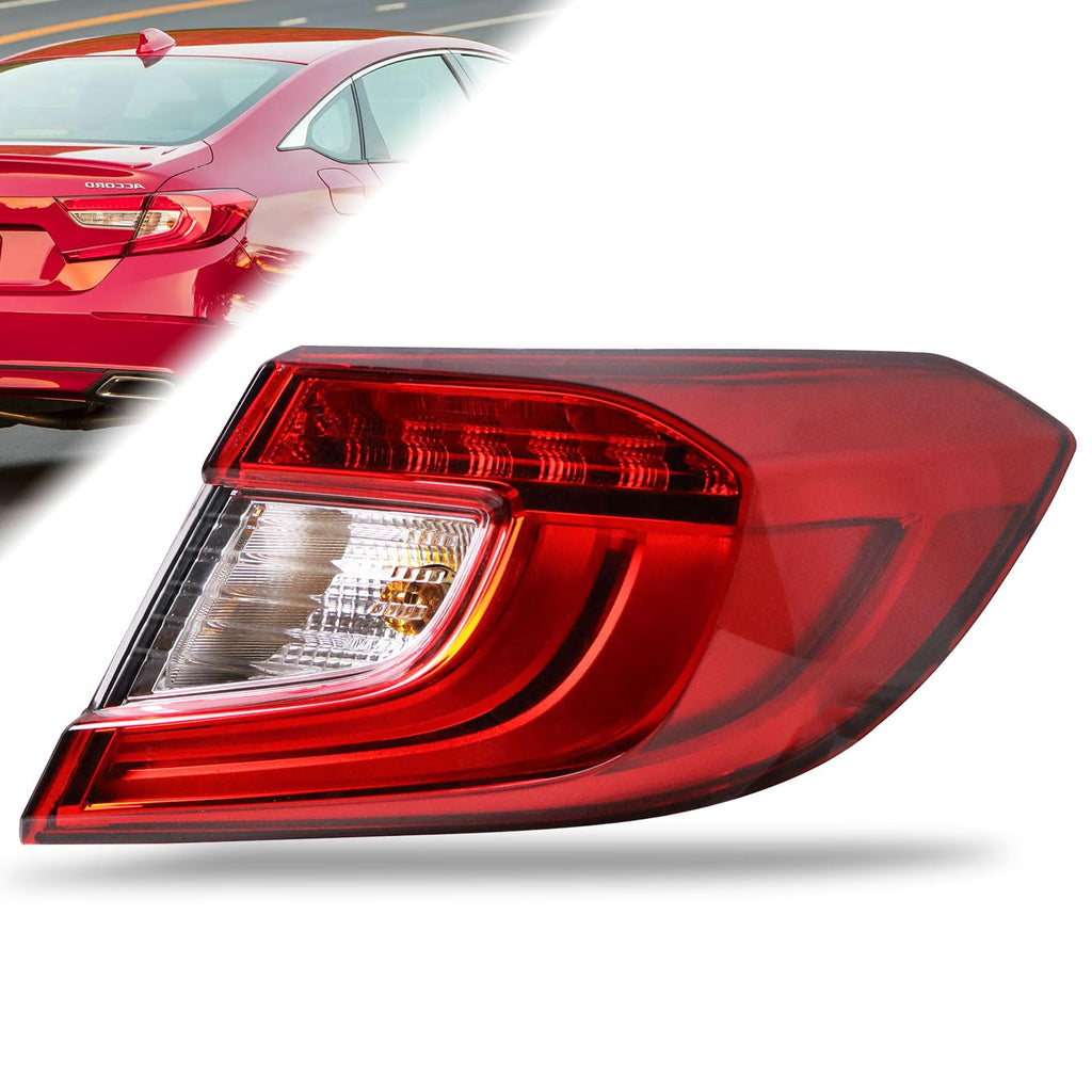 LED Tail Light Compatible With 2018-2022 Honda Accord Sedan Outer Passenger