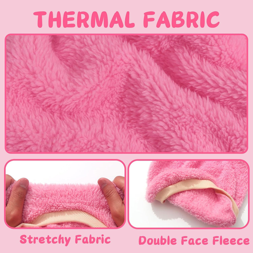 XXS Dog Sweaters for Small Dogs Girl, 2 Pack Warm Fleece Dog Sweater for Winter, Cute Puppy Clothes Small Doggie Coat
