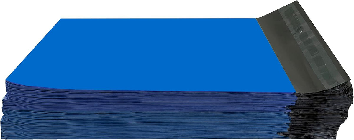 Colored Poly Mailers Pack of: Be creative with your packaging with Colored mailers (Blue, 6" x 9" pack of 200)