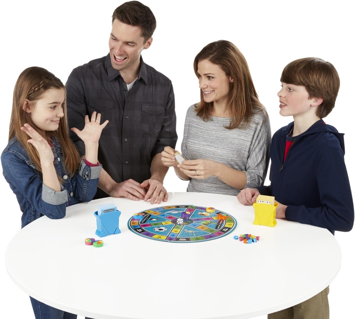 Hasbro Gaming Trivial Pursuit Game: Family Edition Board Game, Family Trivia Games for Adults and Kids, 2+ Players