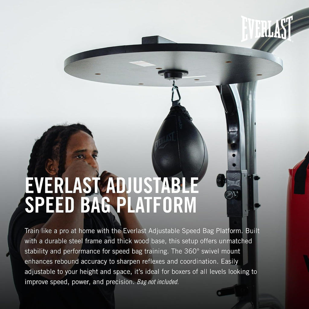 Adjustable Speed Bag Platform | Boxing, Heavy-Duty Mount, Training | Cardio, Not Included