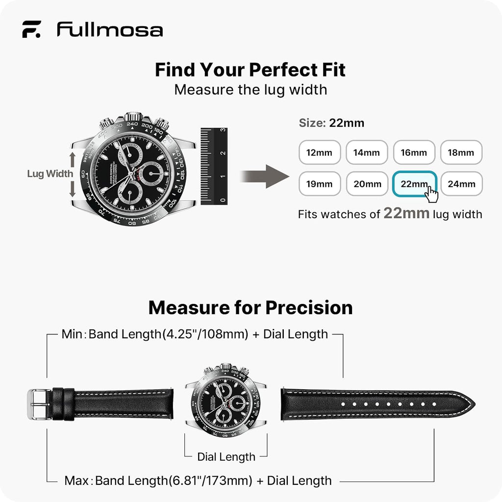 12/14/16/18/19/20/21/22/24mm Quick Release Leather Watch Band | Strap for Garmin Vivoactive 4 45mm,Garmin Venu
