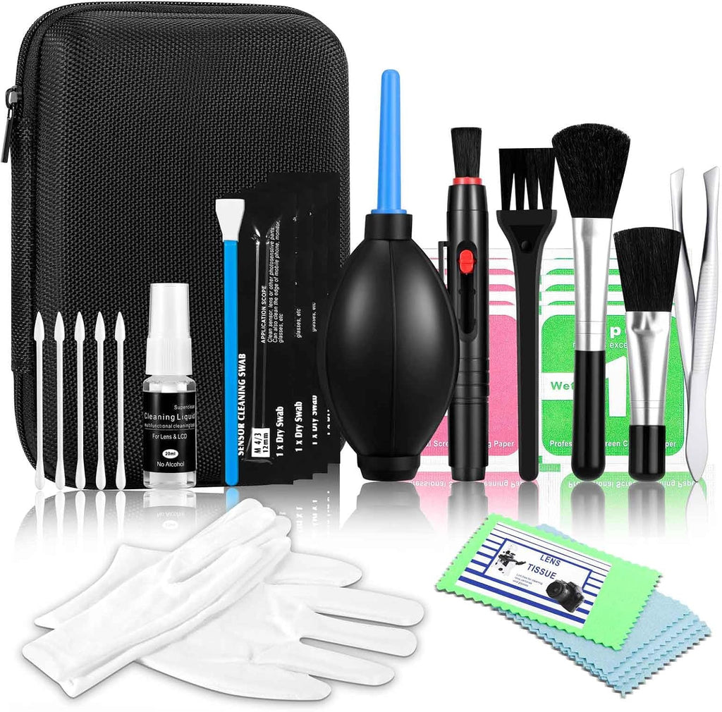 Camera Cleaning kit - Professional Camera Lens Cleaning Kit,Complete DSLR & Mirrorless Camera Sensor Cleaning Set Kit