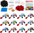 DIY Steam Car Craft Kits Makes 12 - STEM Toys Science Kits for Kids Age 5-7 8-12 | Educational Engineering Building