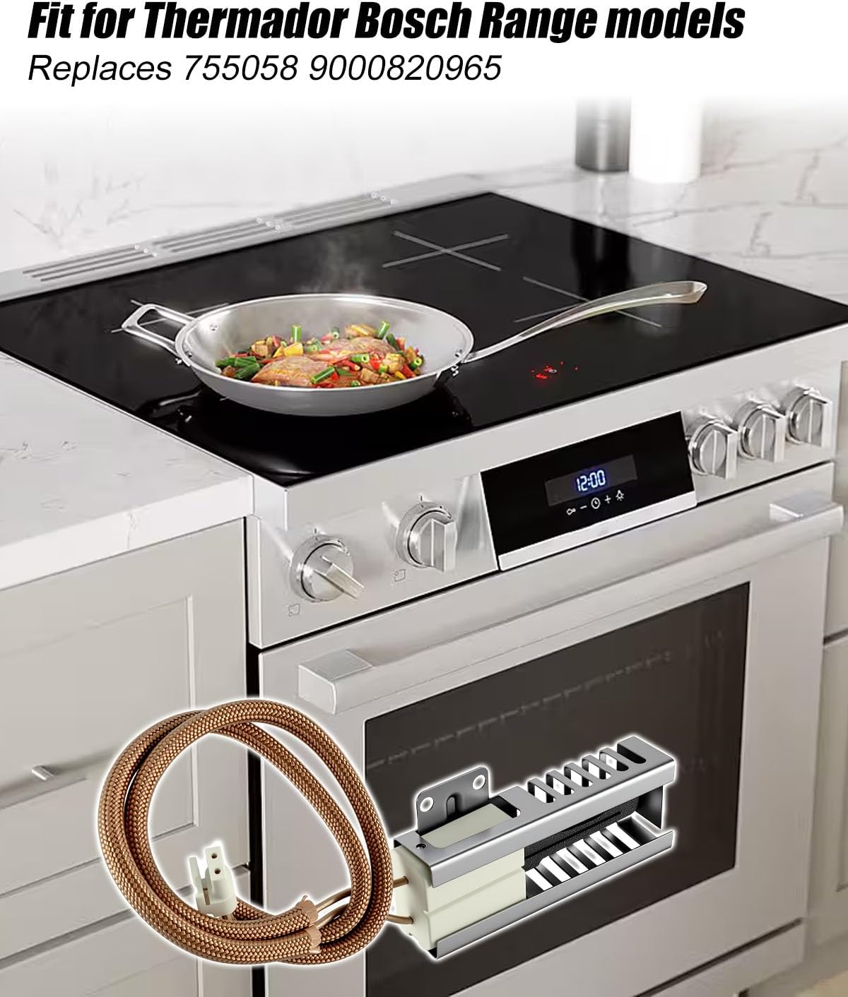 Gas Range Oven Igniter Fit for Bosch Thermador HGI8054UC01 HGI8054UC02