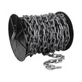 Mr. Chain Plastic Barrier Chain, Silver, 2 in Link, 125 ft Length (50108-1)