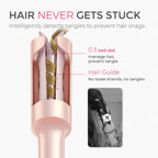 Automatic Rotating Curling Iron, TYMO CURLPRO Beach Waves Hair Curler