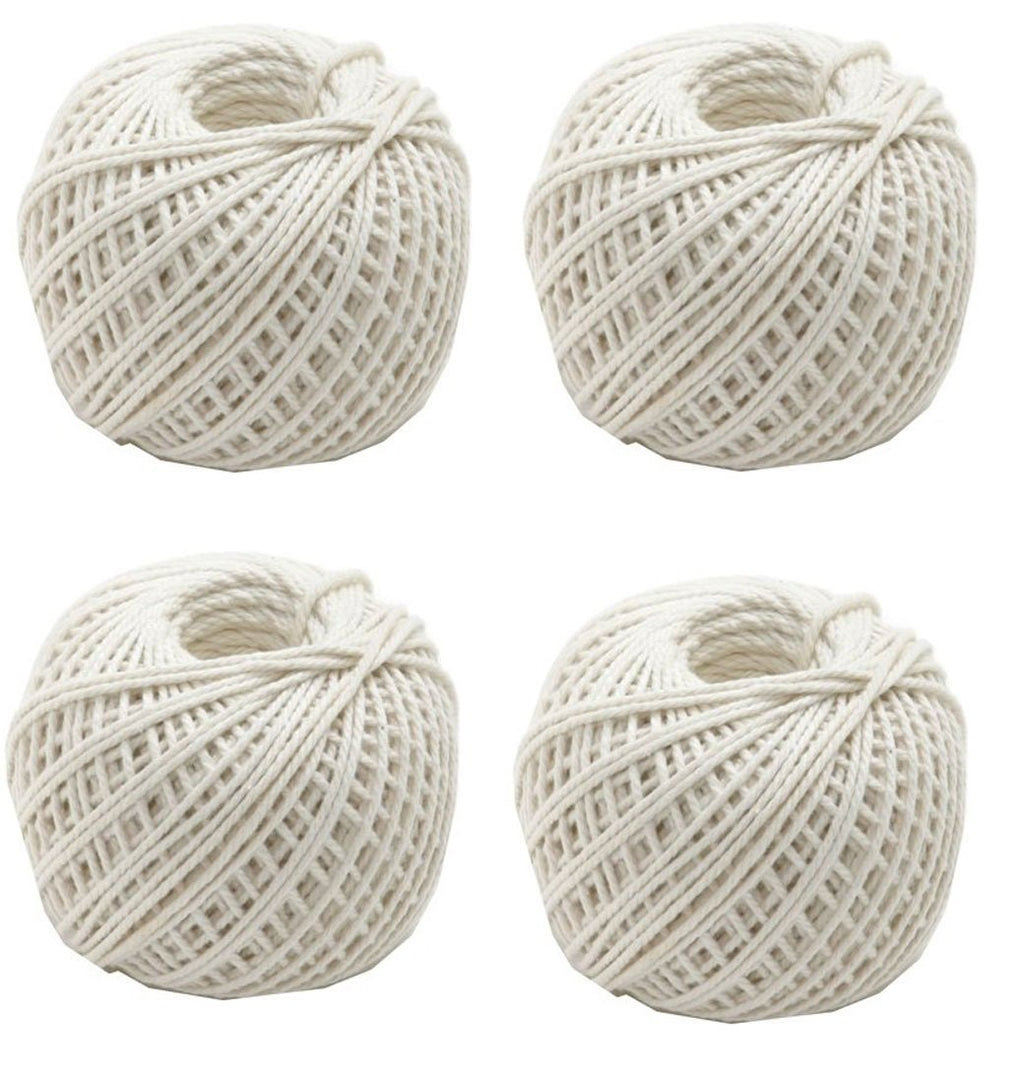 Cotton Twine White, 220'/73 yd. (4-Pack) (4 Items)
