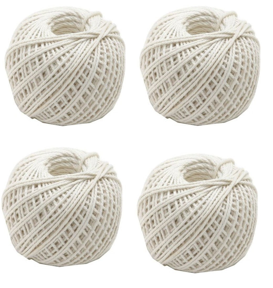 Cotton Twine White, 220'/73 yd. (4-Pack) (4 Items)