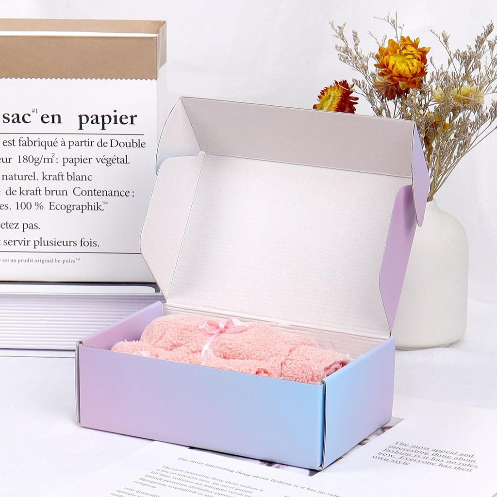 6x4x2 in Small Shipping Boxes for Packaging Small Business, 50 Pack Mailing Boxes Corrugated Cardboard Mailer Gift