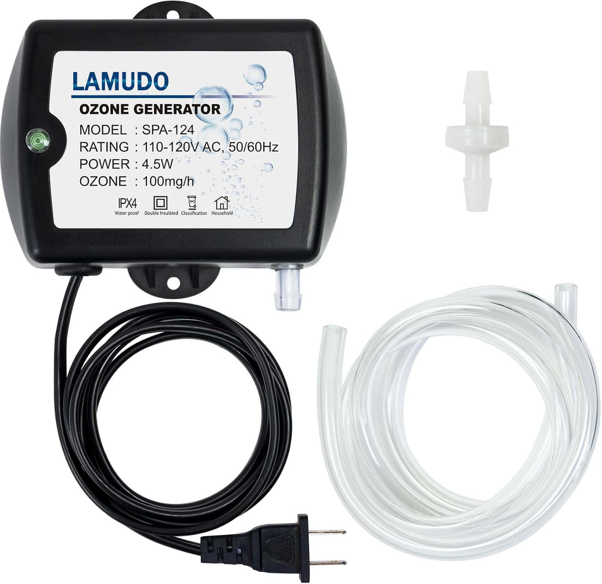 Upgraded Ozone Generator for Hot Tubs and Cold Plunge