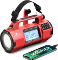 NOAA Weather Radio Emergency Radio with Hand Crank & Solar Charging | AM FM SW Weather Alert 5000mAh Battery, Phone