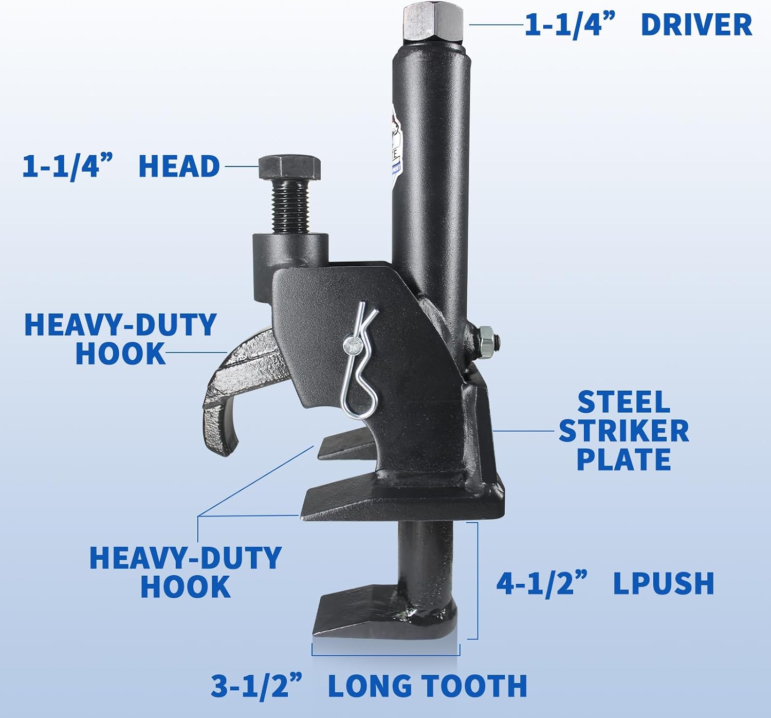 Manual Tire Bead Breaker with Cast Paw for 38-42 Inch Tractor Tires