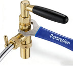 2-Pack Heavy Duty 304 Stainless Steel Beer Faucet Wrench- Dual Head Hex Nut & Spanner Draft Beer Tap Wrench for Keg
