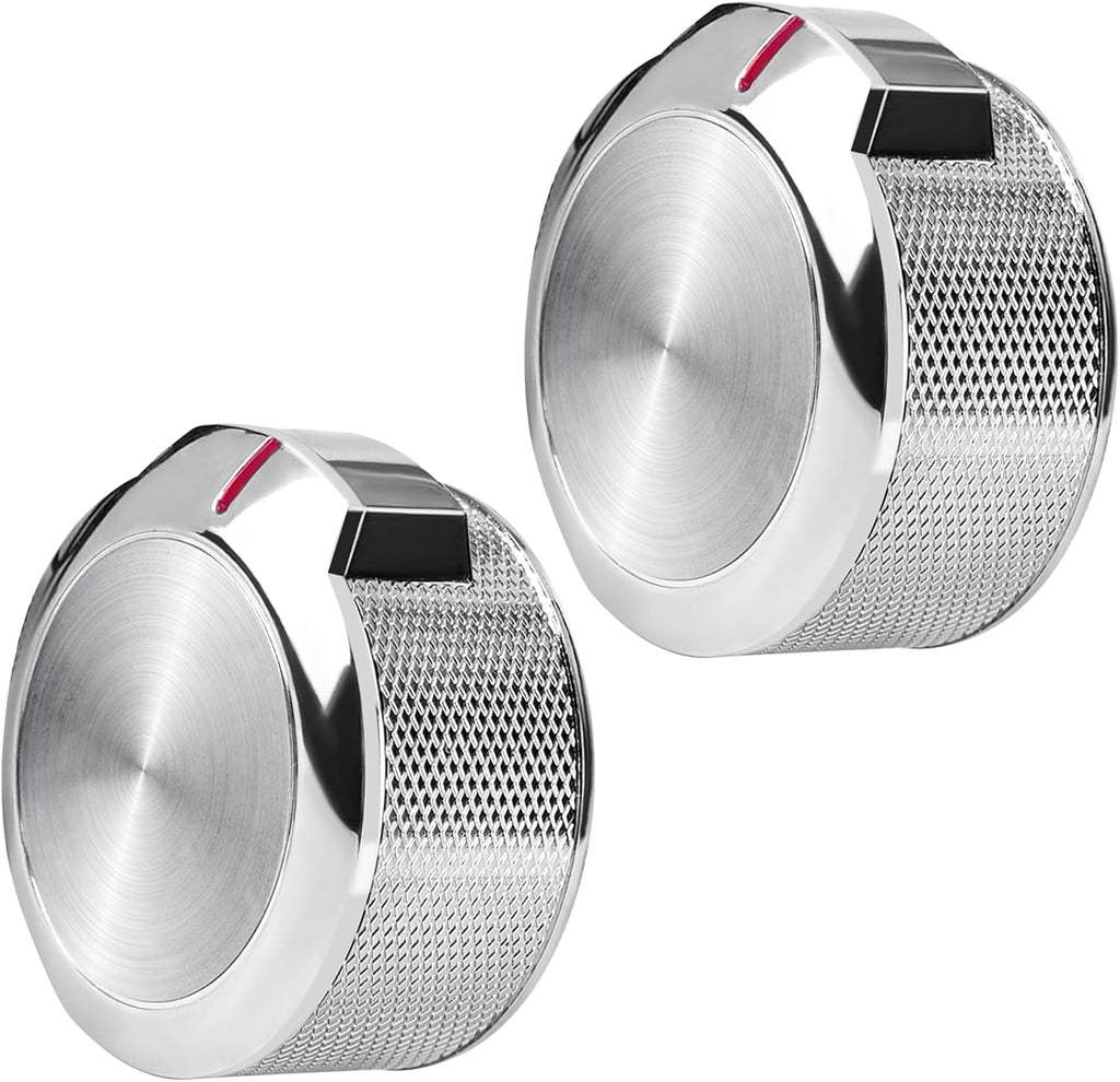 W10823529 Oven Stove Control Knob - for Whirlpool KitchenAid Range - Replaces AP6285576 PS12347719 4546228 W11156487 Brushed Finish