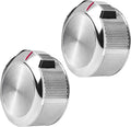 W10823529 Oven Stove Control Knob - for Whirlpool KitchenAid Range - Replaces AP6285576 PS12347719 4546228 W11156487 Brushed Finish