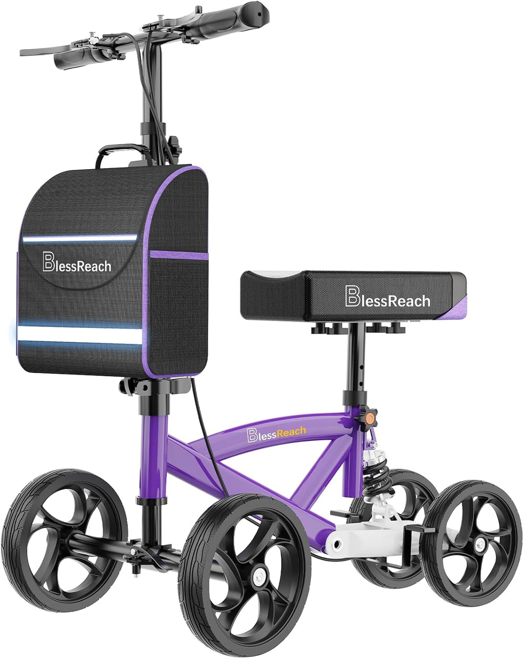 Knee Scooter for Adults for Foot Injuries, Dual Braking System
