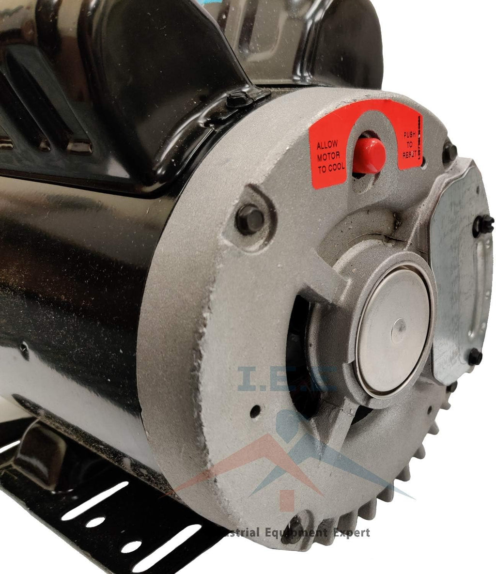 3 HP 3450 RPM Electric Motor COMPRESSOR DUTY 56 Frame 1 Phase 5/8 Shaft