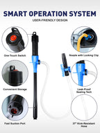 Cordless Fuel Transfer Pump, Battery Powered Fluid Transfer Pump, Max 3 GPM