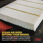 Doc's Diesel Engine Air Filter, 6.7L Cummins RAM 2500 3500 4500 2007-2026