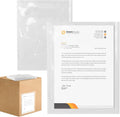 Packing List Envelopes, Clear 9.5 x 12 Inch, Self Seal Document Pouches for Shipping Inserts Polyethylene 2 Mil, Pack