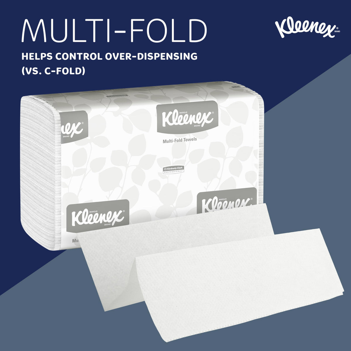 Multi-Fold Paper Towels, 1-Ply, White, 9 3/10 x 9 2/5 in