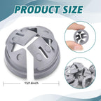 Sintuff 500 Pcs 3/8 in. - 1/2 in. Push in Cable Connector Bulk