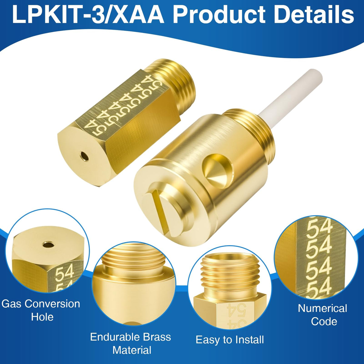 LPKIT-3/XAA Conversion Kit LPKIT-3 for Samsung 22,000 BTU Dryer Connector