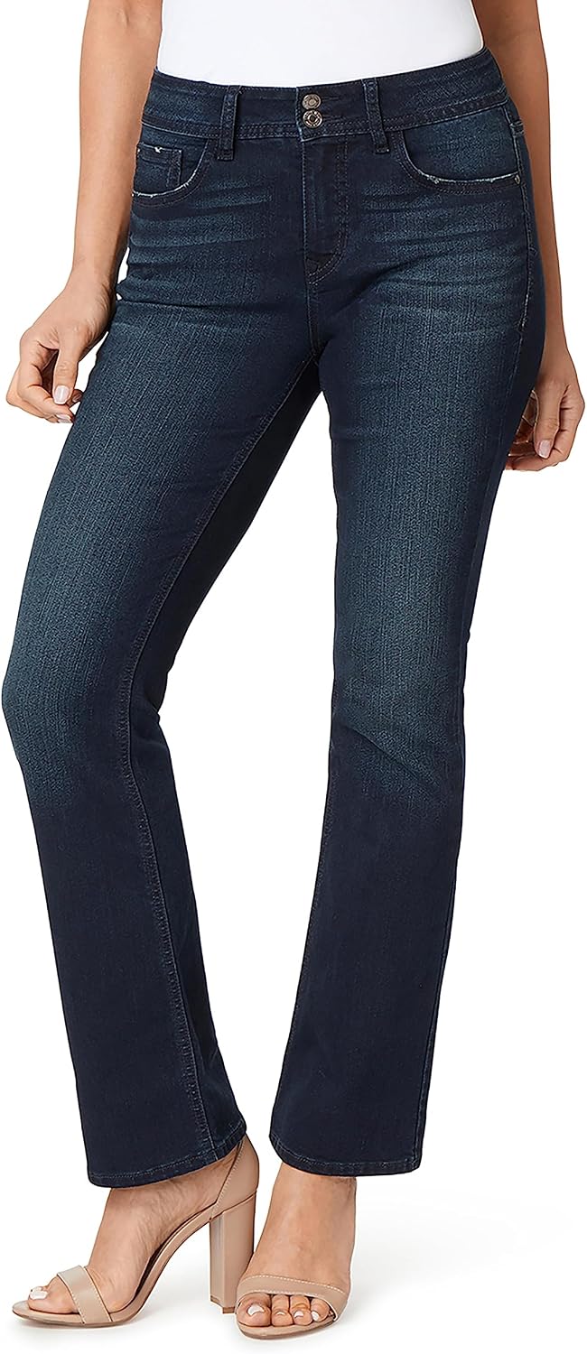Women's Curvy Bootcut Jeans, Sizes 6-24