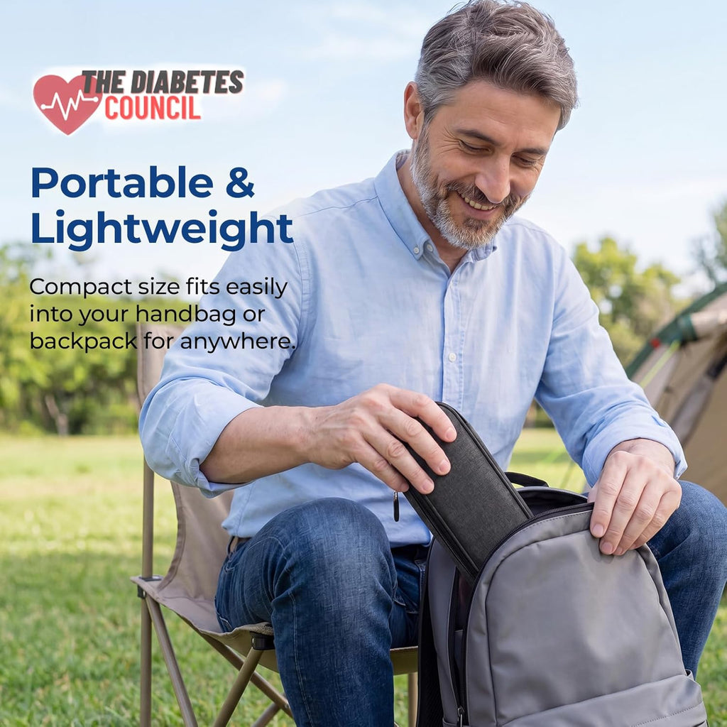 Lightweight Insulin Cooler Travel Case, 3-Layer Thickened Insulation