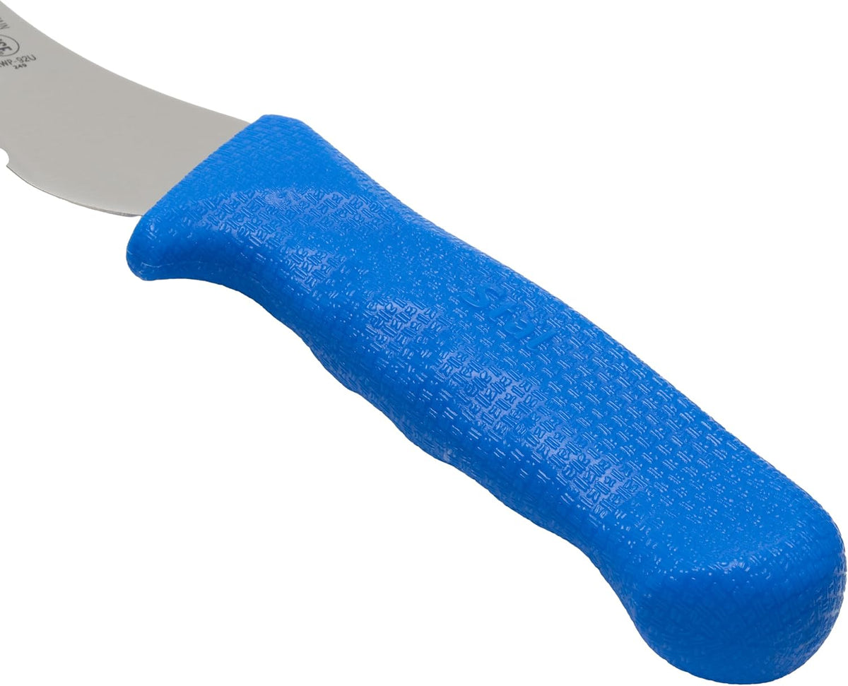 9" Blue Serrated Commercial-Grade Bread Knife