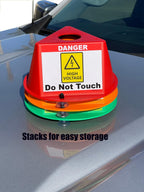 Electric Vehicle (EV) High Voltage Lockout/Tagout Safety Hat Kit