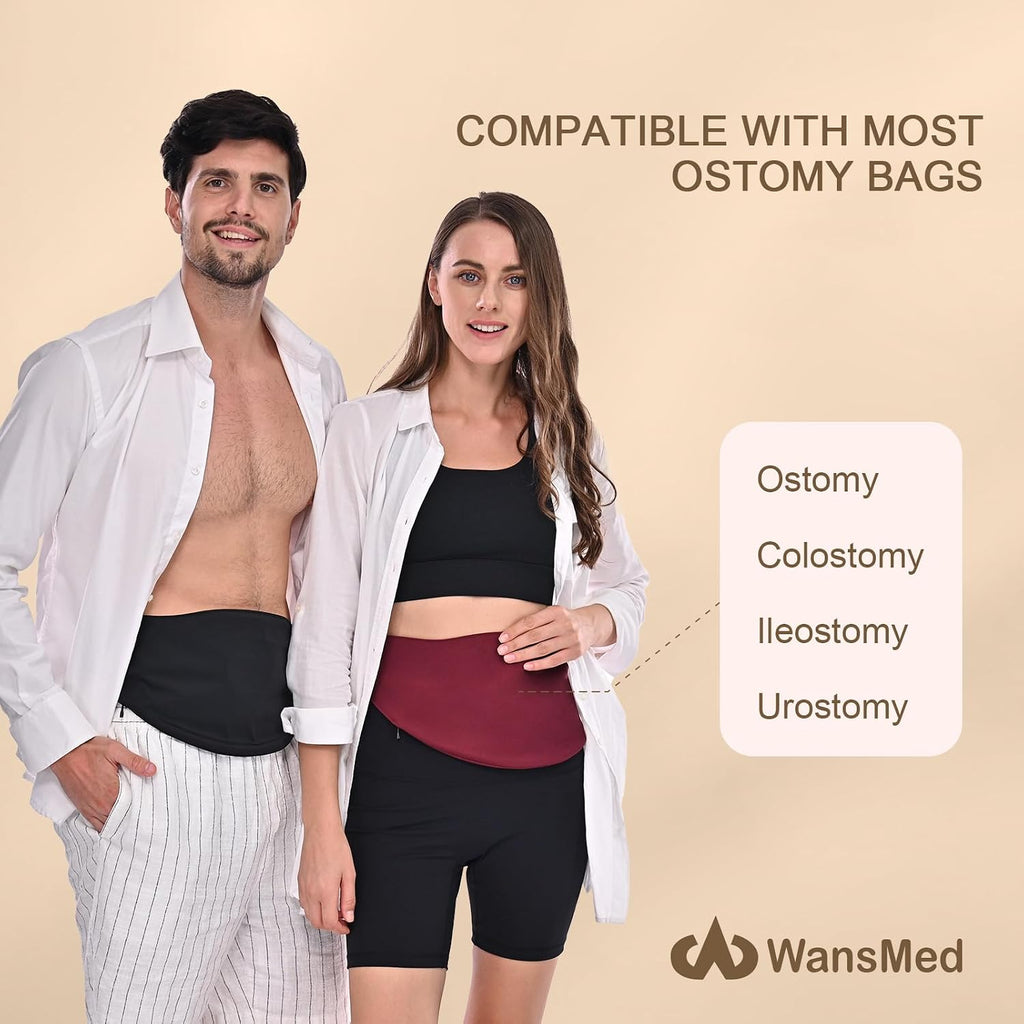 Ostomy Bag Covers for Men and Women | Ostomy Belt for Sports and Daily Life | Leak-Proof and Odor-Masking Solution