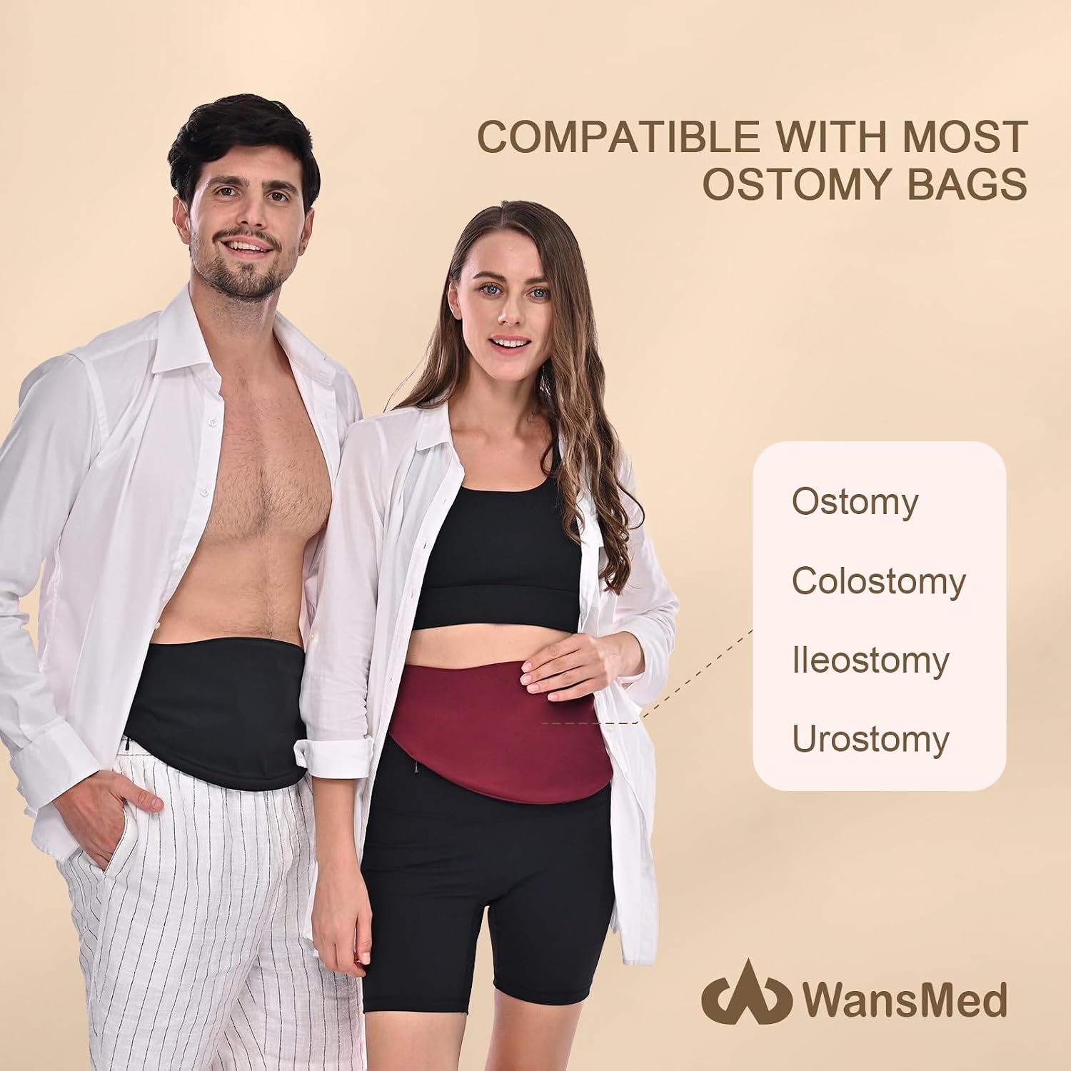 Ostomy Bag Covers for Men and Women | Ostomy Belt for Sports and Daily Life | Leak-Proof and Odor-Masking Solution