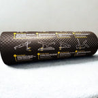 Foam Roller with Printed Exercises, 17.7'' x 6'' Lightweight EPE/PE