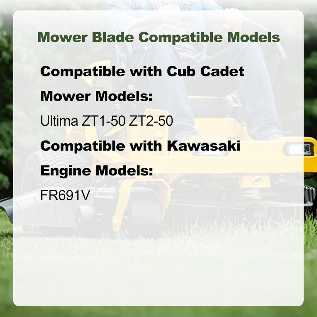 742P05094 High Lift Blade Kit Compatible with Cub Cadet ZT1-50